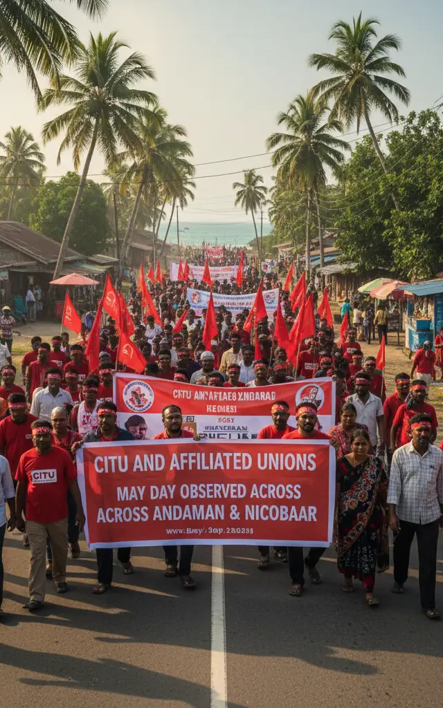 May Day Observed by CITU and Affiliated Unions Across Andaman and Nicobar