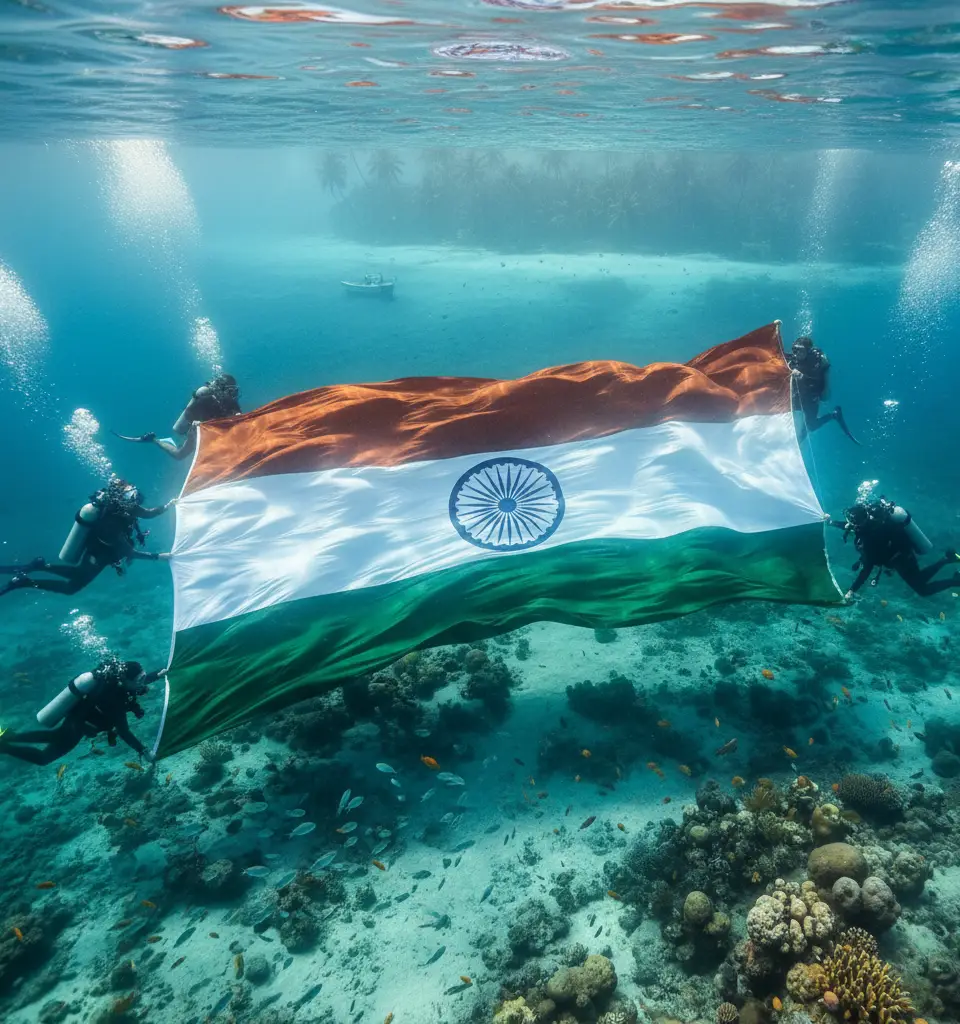 Andaman & Nicobar Administration Sets Guinness World Record for Largest Flag