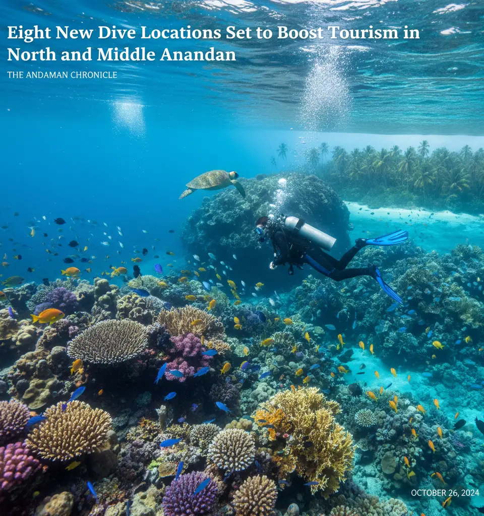 Eight New Dive Locations Set to Boost Tourism in North and Middle Andaman