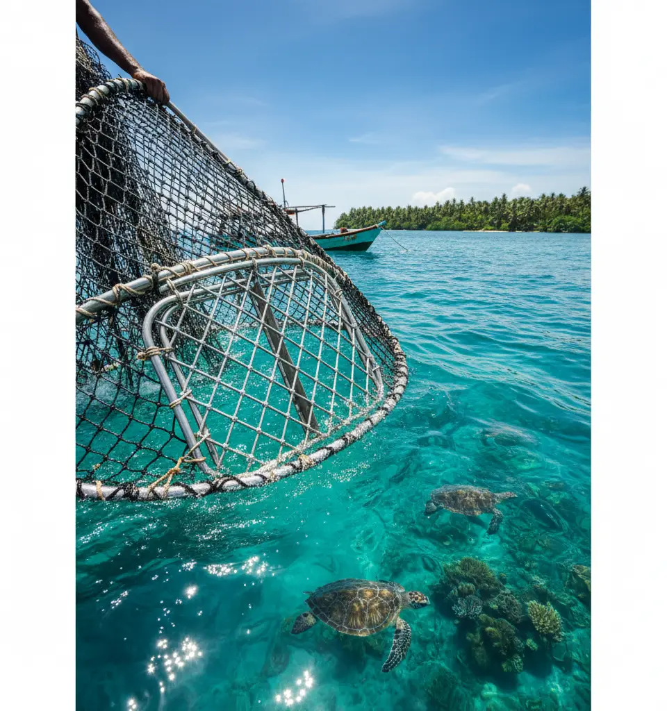 First-Ever Turtle Excluder Device Hits Andaman Waters
