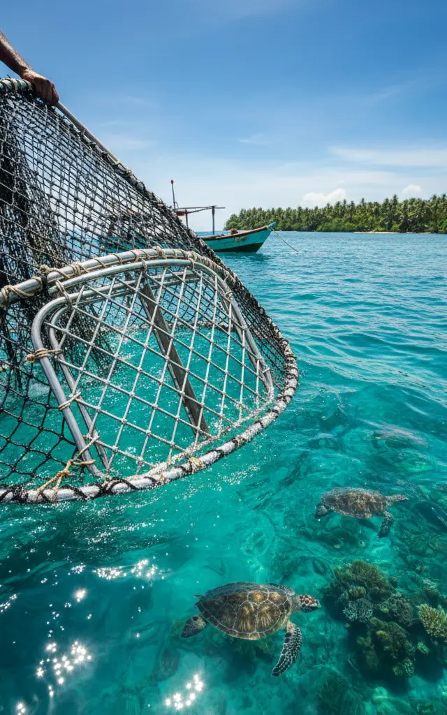 First-Ever Turtle Excluder Device Hits Andaman Waters