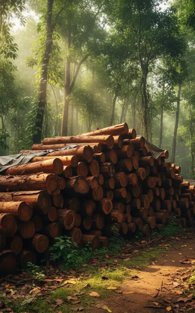 Illegal Padauk Timber Haul in South Andaman Forest
