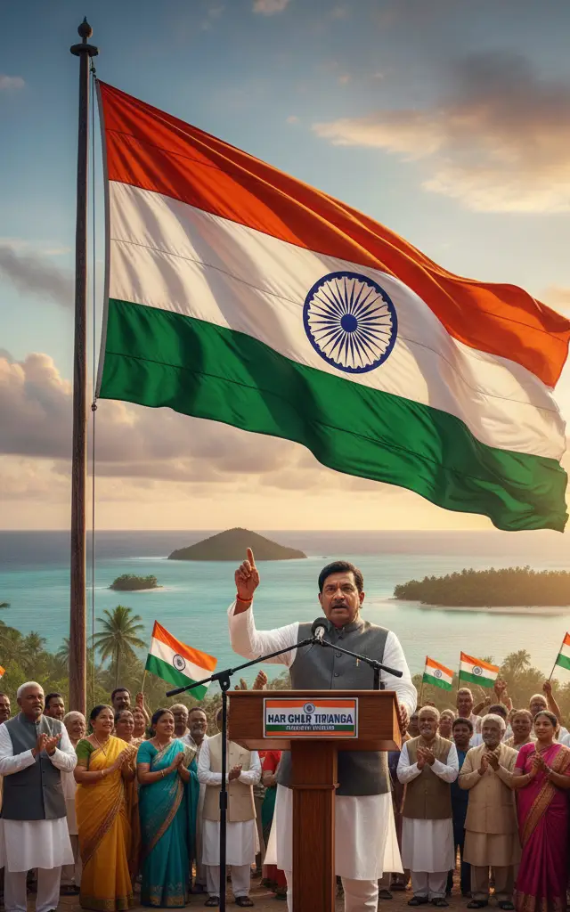 VP Radhakrishnan Kicks Off 'Har Ghar Tiranga' Campaign in Andamans