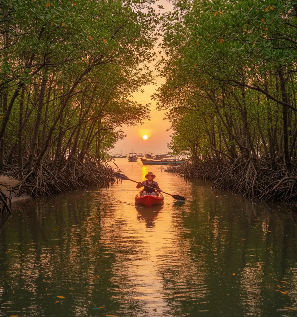 Paddle Power: Kayaking Through Andaman's Mangroves